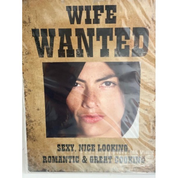 Billedramme Wanted: wife and husband