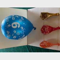 Ballon 9 r i flere farver