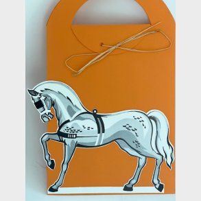 Sangskjuler hvid hest p pose