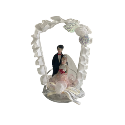 Kagefigur brudepar i portal 4 varianter