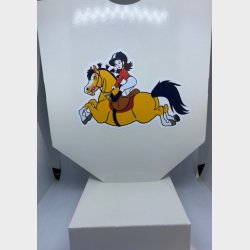 Sangskjuler hest og rytter