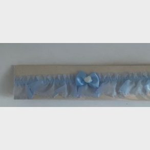 Str�mpeb�nd lysebl� med sl�jfe og hjerte